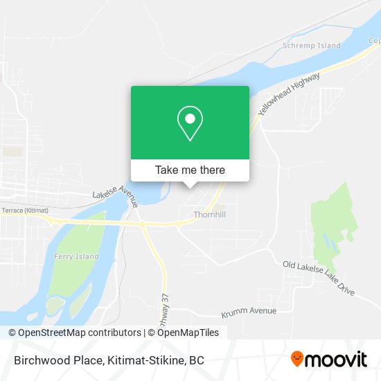 Birchwood Place map