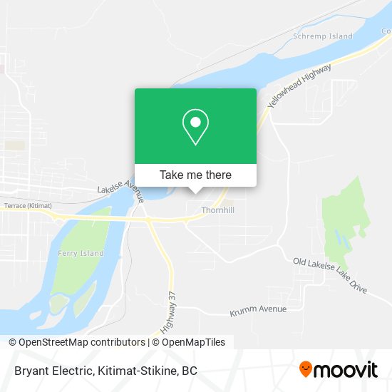 Bryant Electric map