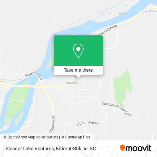 Slender Lake Ventures map