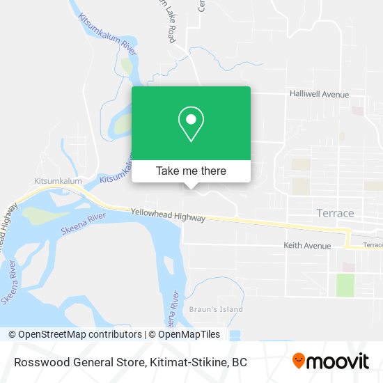 Rosswood General Store map
