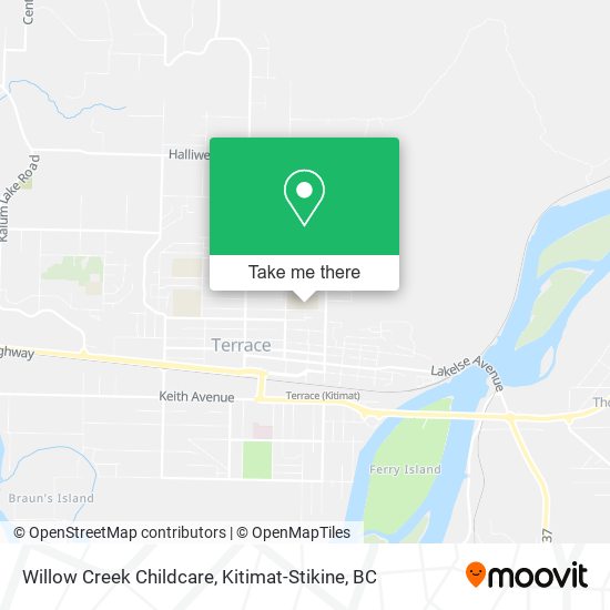Willow Creek Childcare map