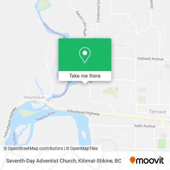 Seventh-Day Adventist Church map