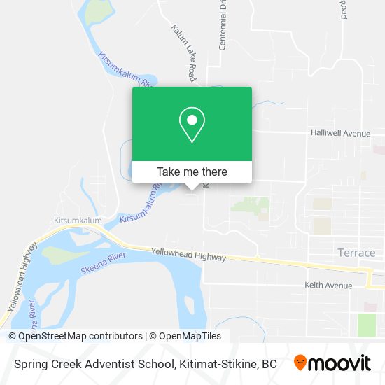 Spring Creek Adventist School map