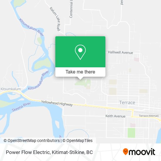 Power Flow Electric map