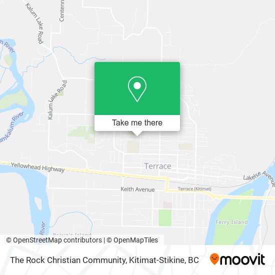 The Rock Christian Community map