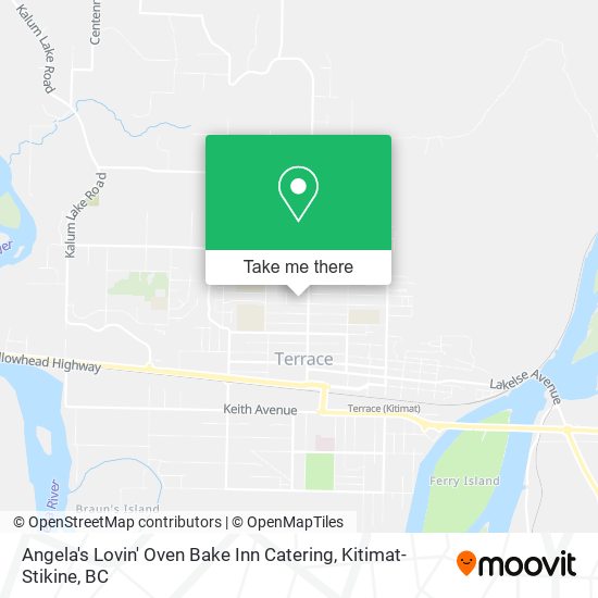 Angela's Lovin' Oven Bake Inn Catering map