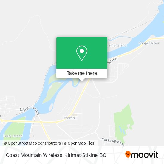 Coast Mountain Wireless map