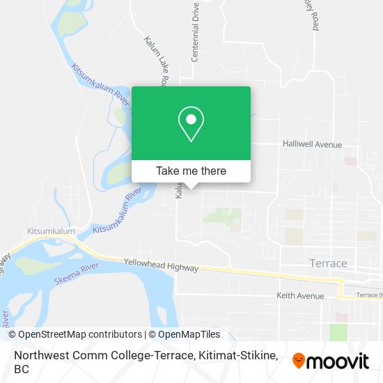 Northwest Comm College-Terrace map