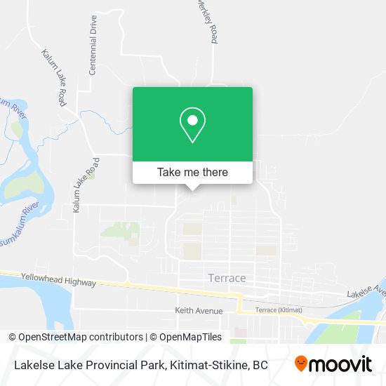 Lakelse Lake Provincial Park plan