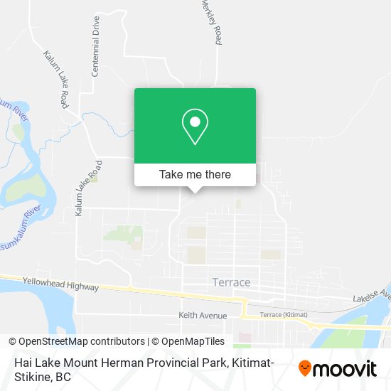 Hai Lake Mount Herman Provincial Park map