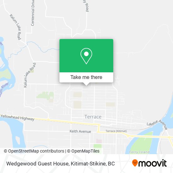 Wedgewood Guest House map