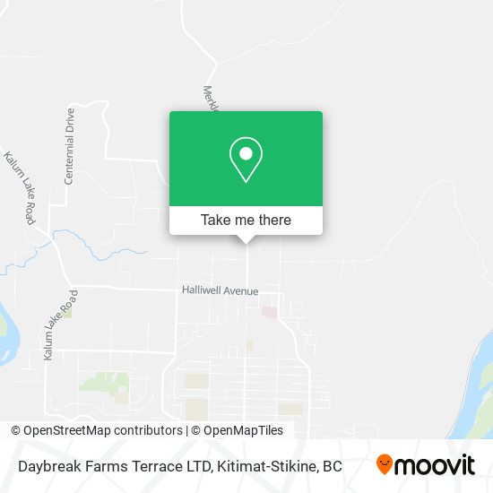 Daybreak Farms Terrace LTD map