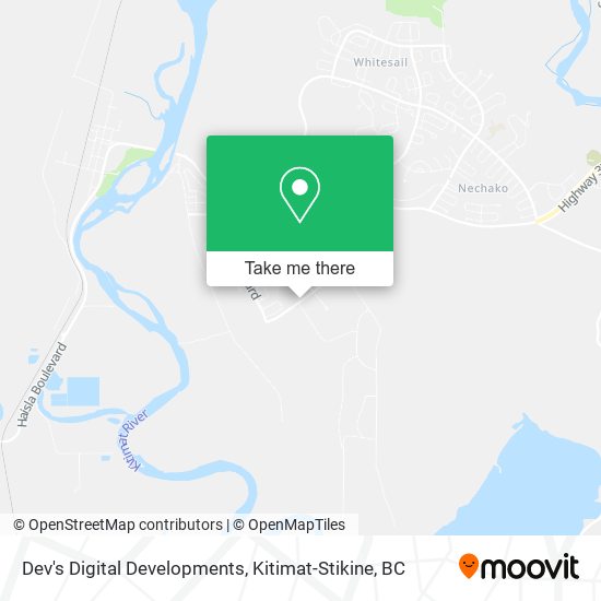 Dev's Digital Developments map