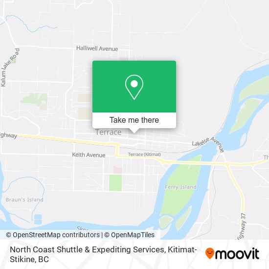 North Coast Shuttle & Expediting Services map