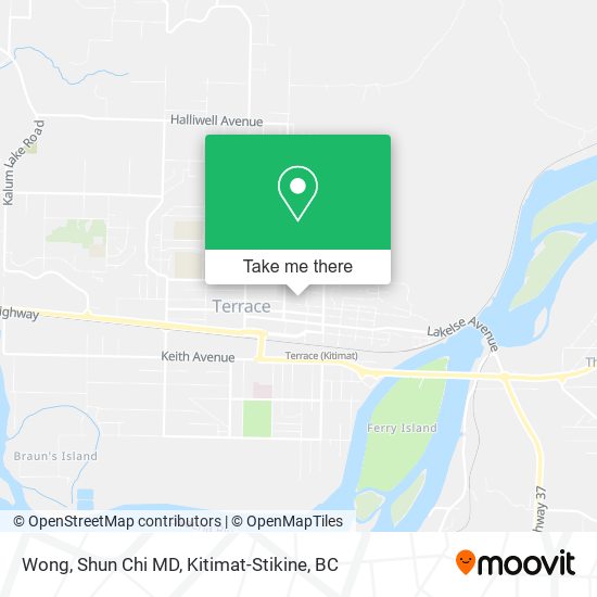 Wong, Shun Chi MD map