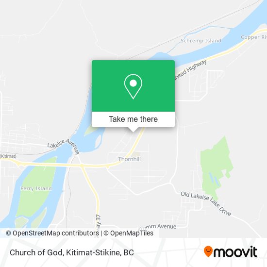 Church of God map