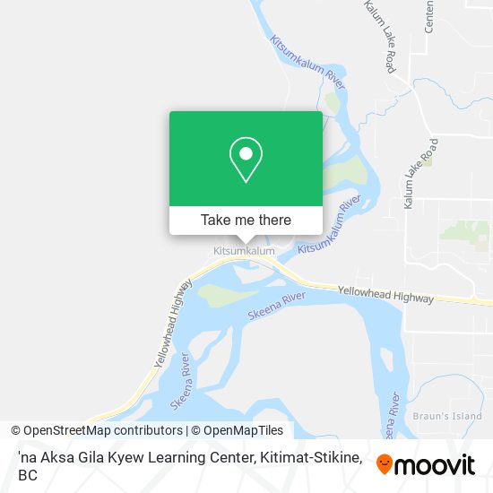 'na Aksa Gila Kyew Learning Center map