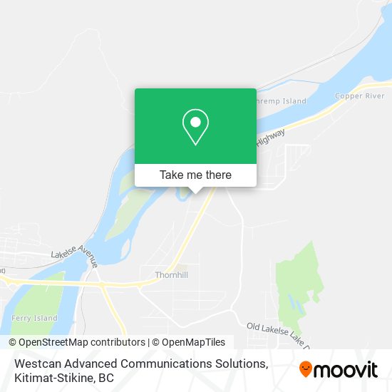Westcan Advanced Communications Solutions map