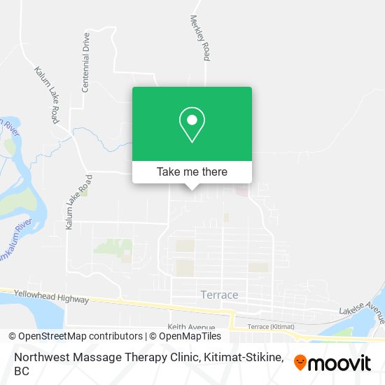 Northwest Massage Therapy Clinic map