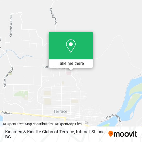 Kinsmen & Kinette Clubs of Terrace map