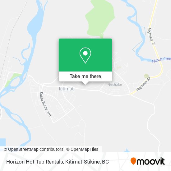 Horizon Hot Tub Rentals map