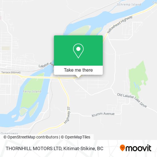 THORNHILL MOTORS LTD map