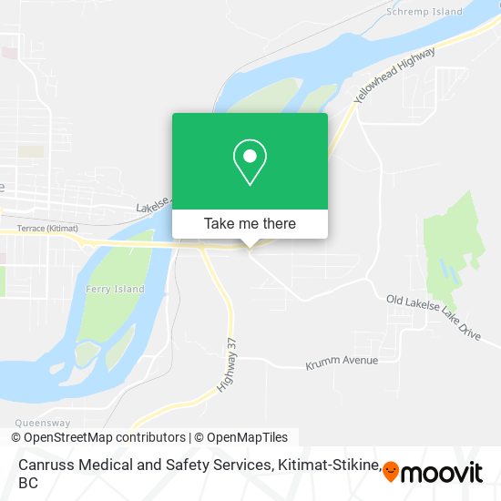 Canruss Medical and Safety Services map