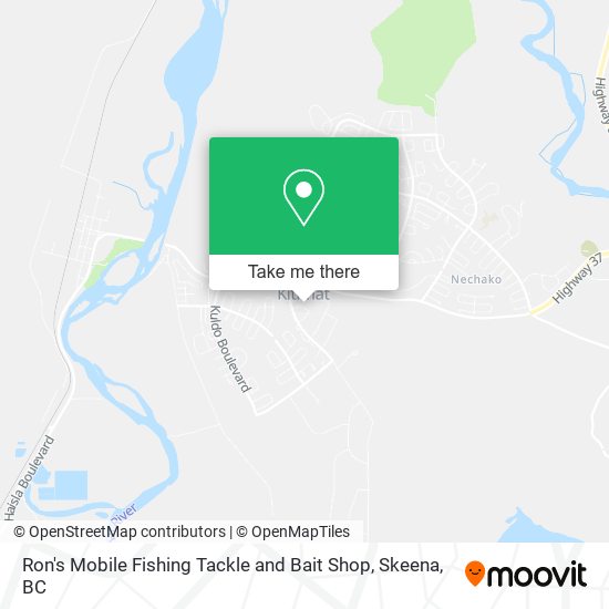 Ron's Mobile Fishing Tackle and Bait Shop map