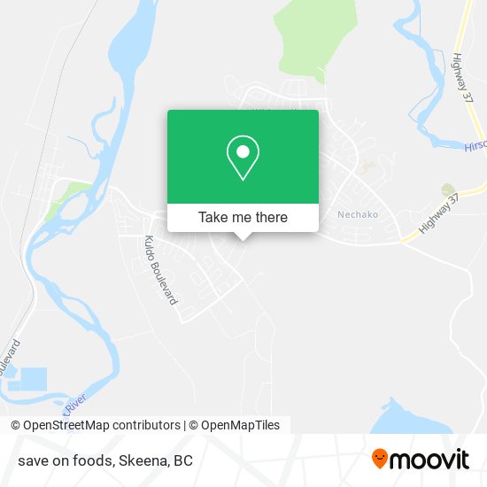 save on foods map