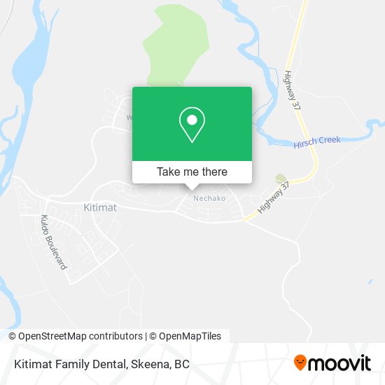 Kitimat Family Dental map