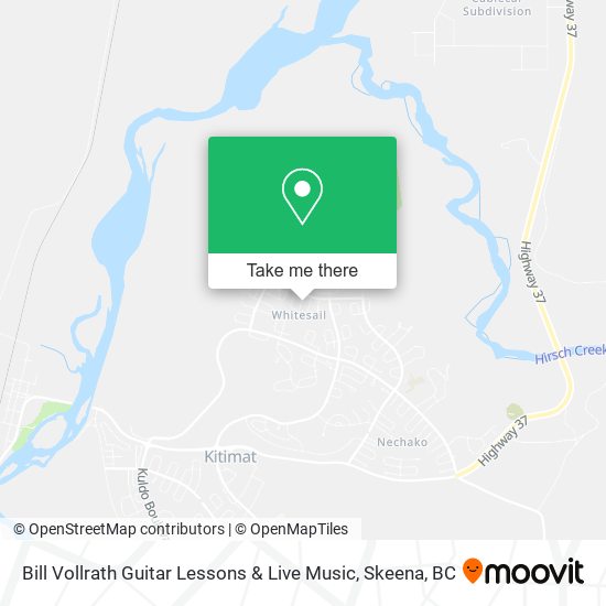 Bill Vollrath Guitar Lessons & Live Music map
