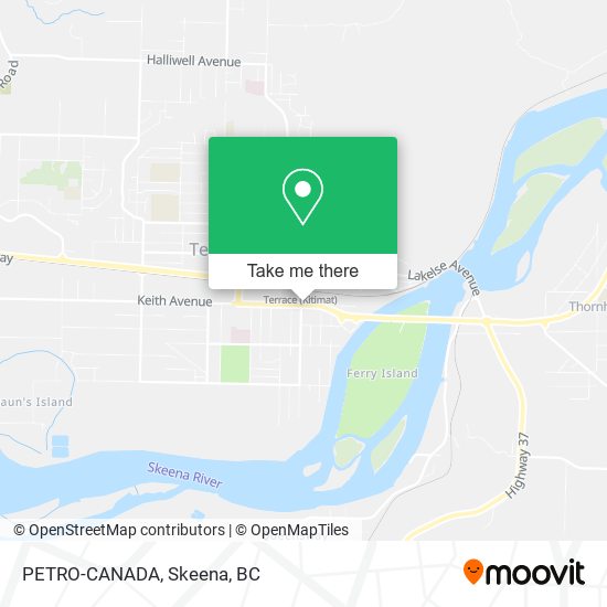 PETRO-CANADA map