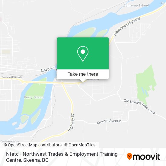 Ntetc - Northwest Trades & Employment Training Centre map