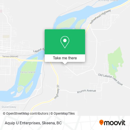 Aquip U Enterprises map