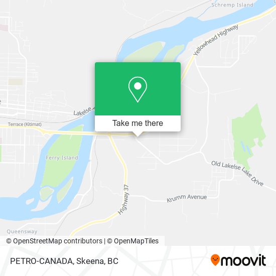 PETRO-CANADA map