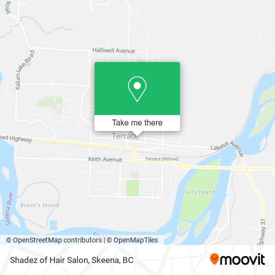 Shadez of Hair Salon map