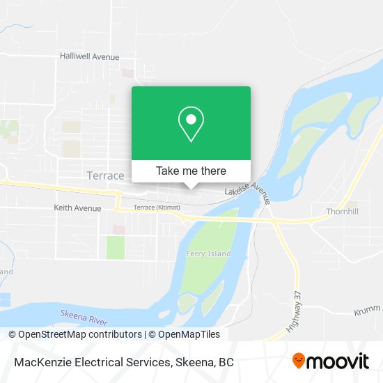MacKenzie Electrical Services map