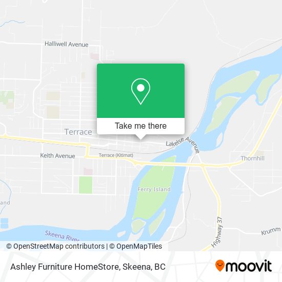 Ashley Furniture HomeStore map