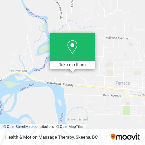 Health & Motion Massage Therapy map