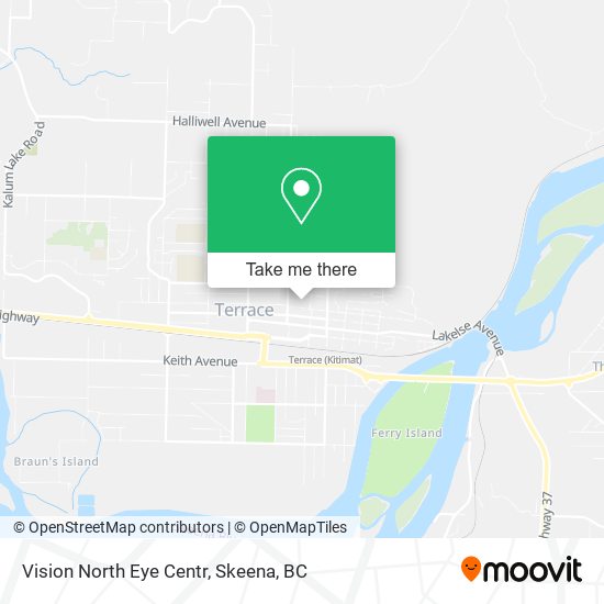 Vision North Eye Centr map