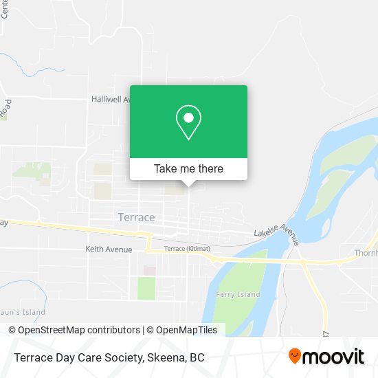 Terrace Day Care Society map