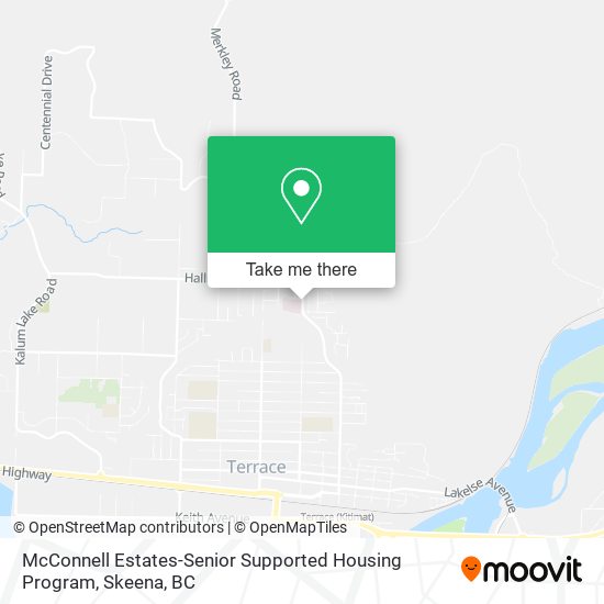 McConnell Estates-Senior Supported Housing Program map