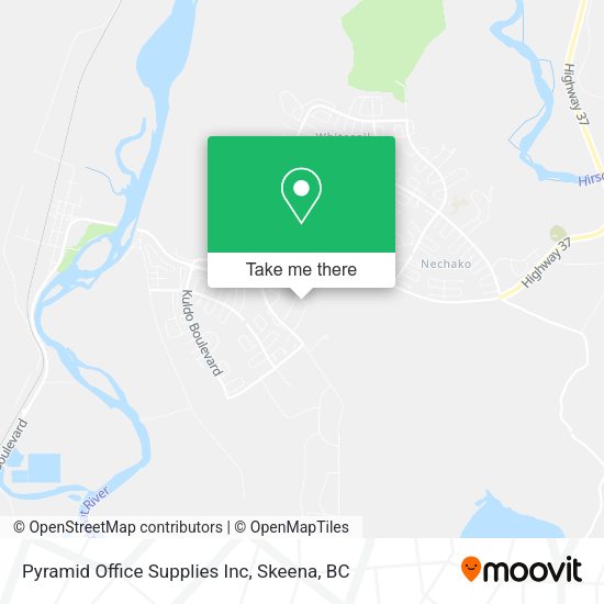 Pyramid Office Supplies Inc map