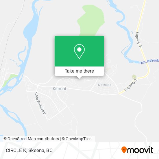 CIRCLE K map