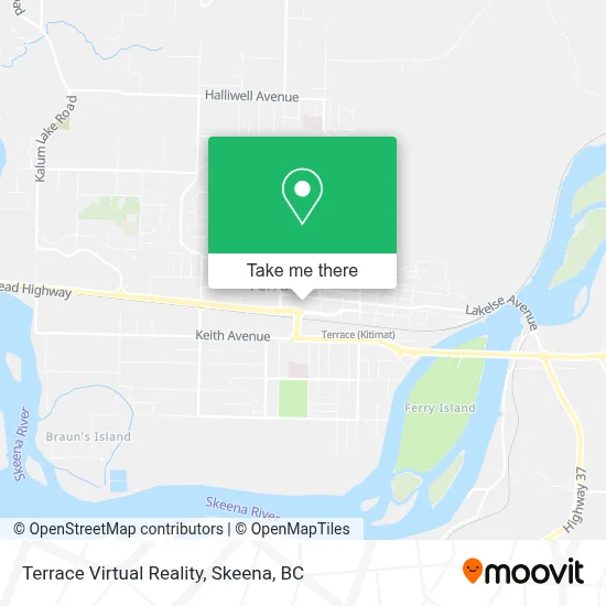 Terrace Virtual Reality map