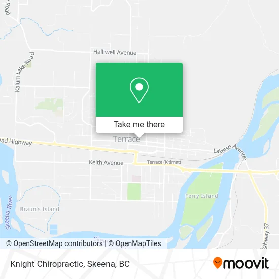 Knight Chiropractic map