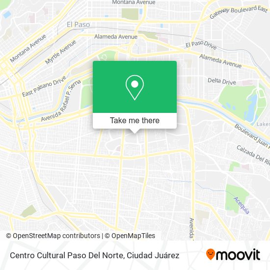 Centro Cultural Paso Del Norte map