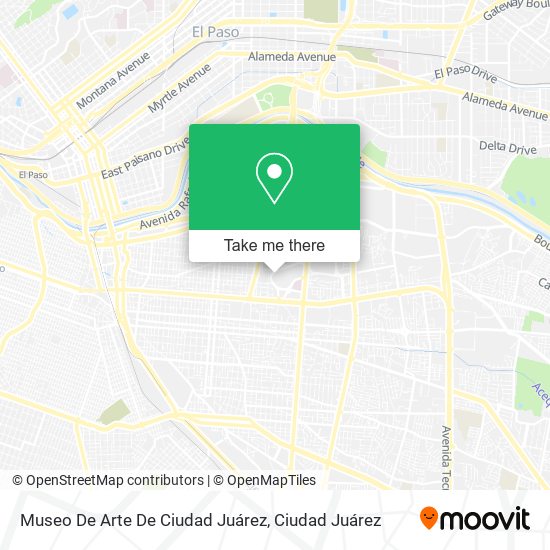 Museo De Arte De Ciudad Juárez map