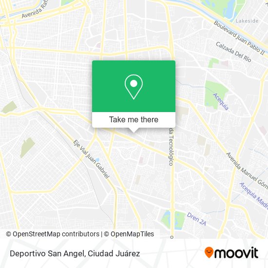 Mapa de Deportivo San Angel
