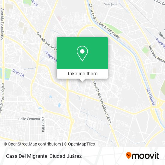 Casa Del Migrante map